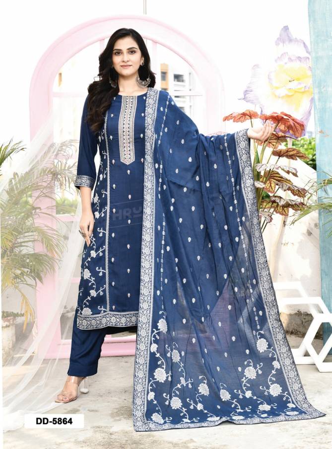 Sanskar Vol 6 By Hru Jacquard Work Muslin Designer Kurti With Bottom Dupatta Wholesale Online